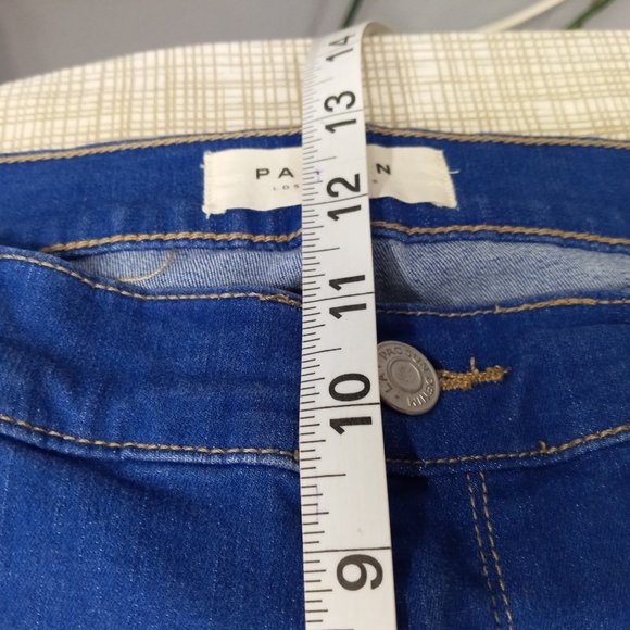 PACSUN Women's Ankle Jegging Jeans Size 30 High Rise Raw Hem Royal Blue Denim - Picture 12 of 15